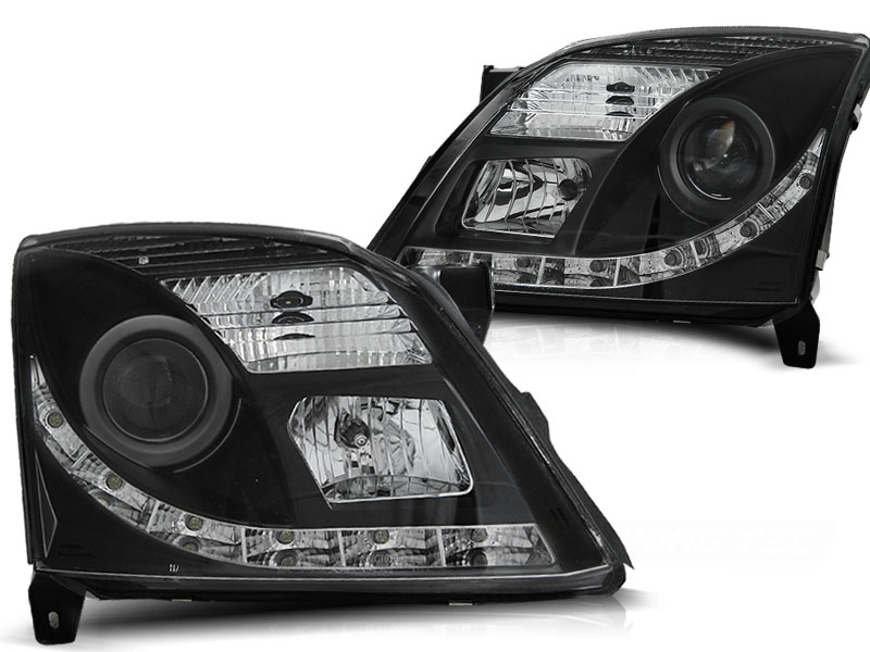 Predné svetlá Opel Vectra C 02-05 Xenón Devil Eyes Black