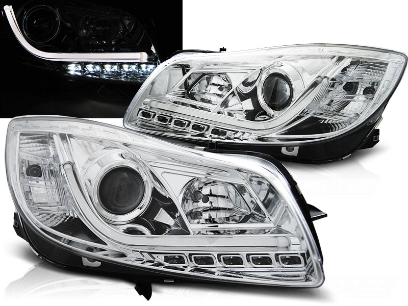 Predné svetlá Opel Insignia 08-12 Tube Light Chrome