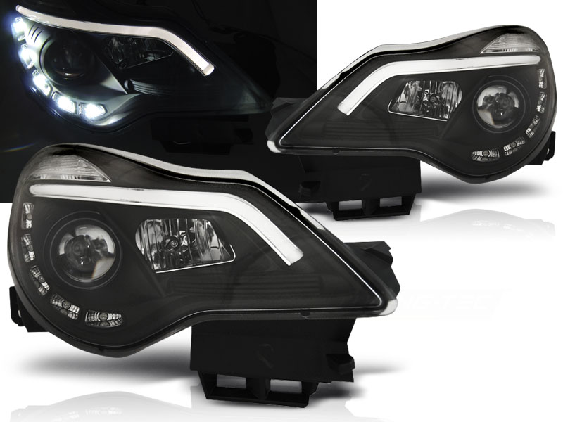 Predné svetlá Opel Corsa D 11-14 DRL Black
