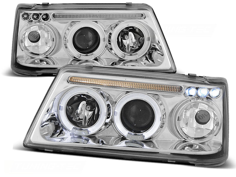 Predné svetlá Peugeot 205 83-96 Angel Eyes Chrome