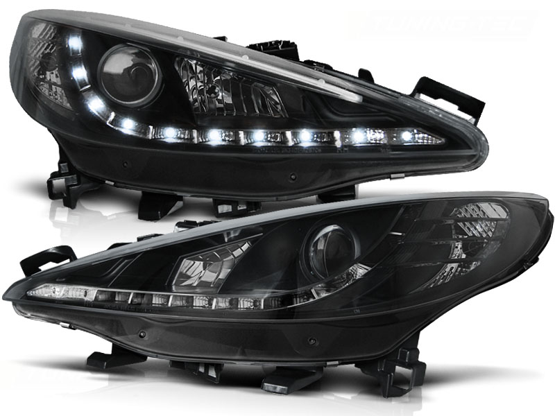 Predné svetlá Peugeot 207 06-12 Devil Eyes Black