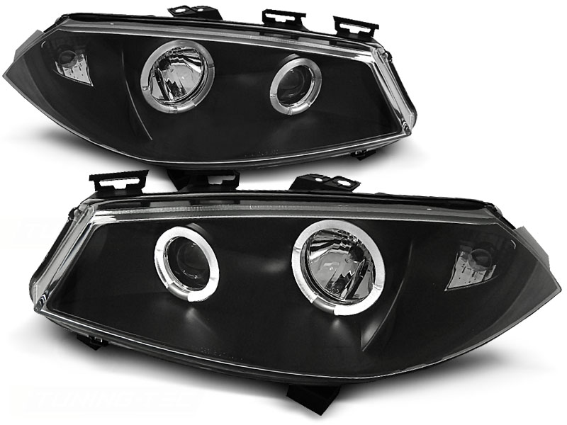 Predné svetlá Renault Megane 2 02-05 Angel Eyes Black
