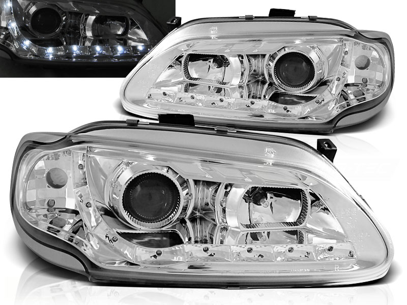 Predné svetlá Renault Megane 96-99 Devil Eyes Chrome - 23