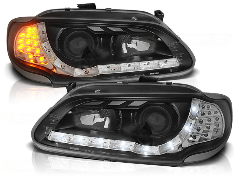 Predné svetlá Renault Megane 96-99 Devil Eyes Black - 26