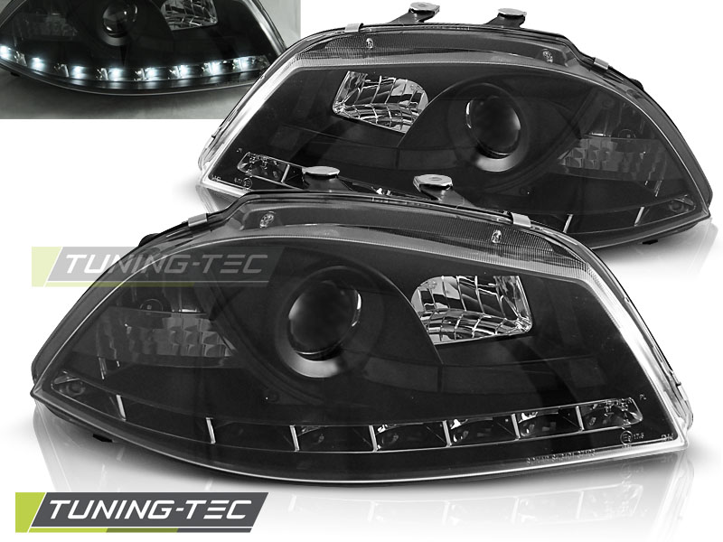 Predné svetlá Seat Ibiza 02-08 Devil Eyes Black