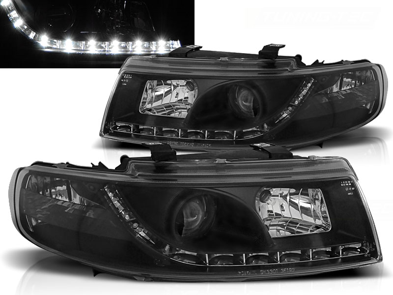 Predné svetlá Seat Toledo Leon 99-04 Devil Eyes Black