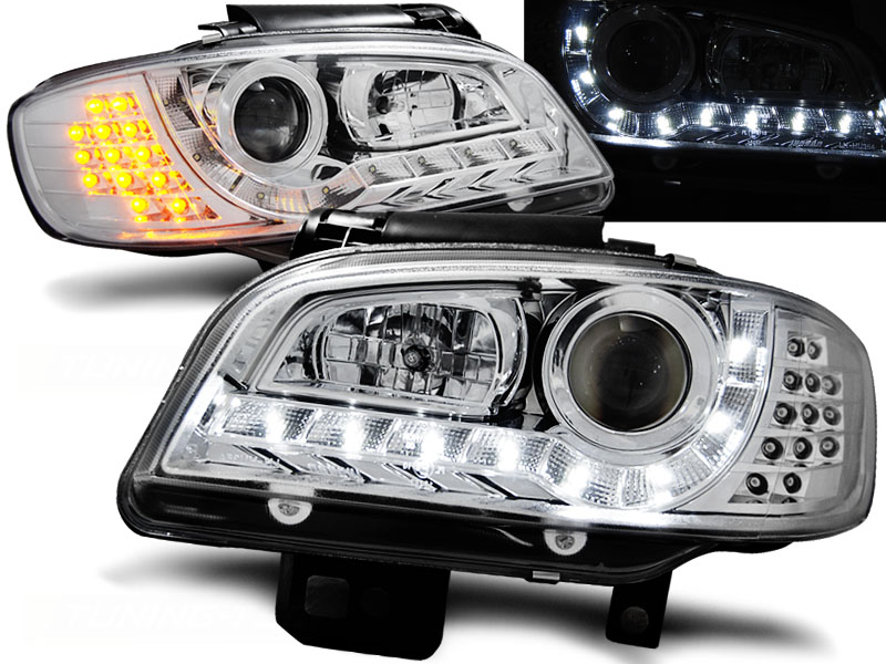 Predné svetlá Seat Ibiza/Cordoba 99-02 Devil Eyes Chrome