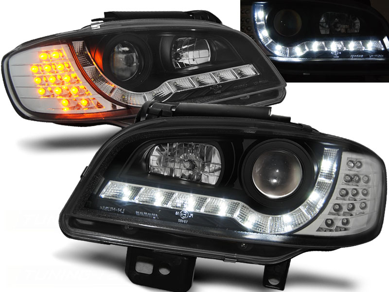 Predné svetlá Seat Ibiza/Cordoba 99-02 Devil Eyes Black