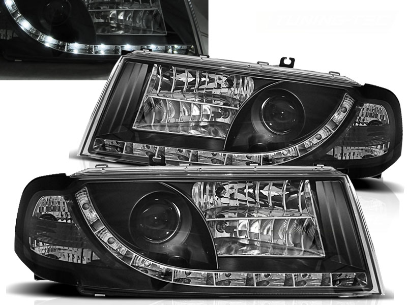 Predné svetlá Škoda Octavia 1 Devil Eyes Black