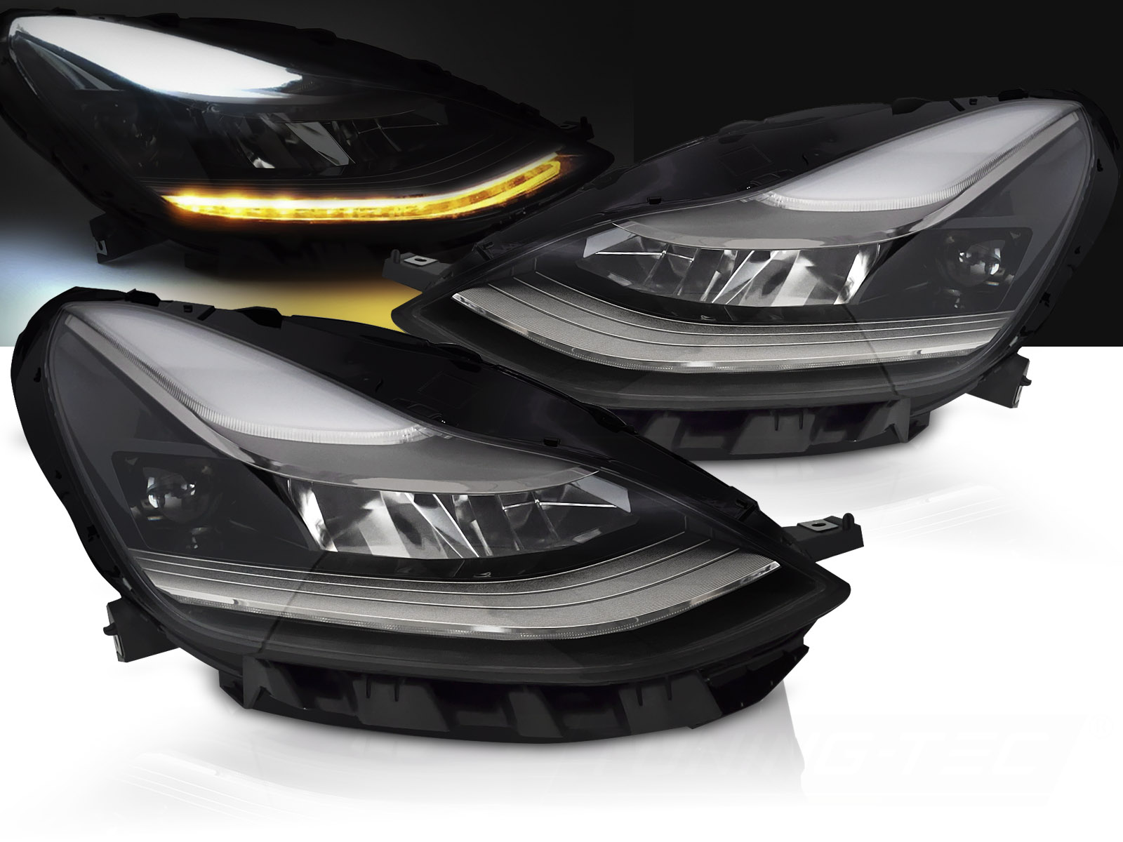 Predné svetlá Tesla Model 3 17-23 LED