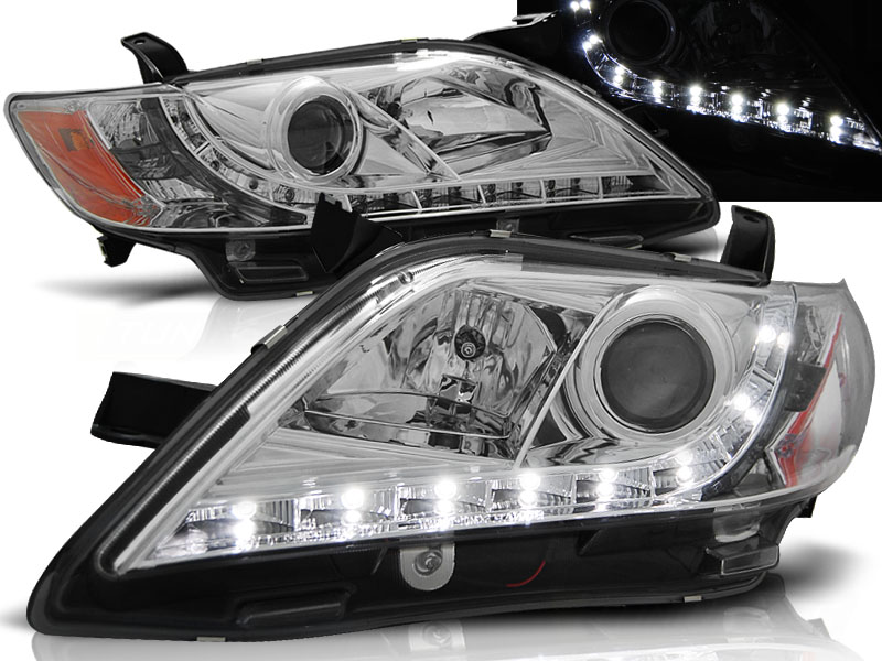 Predné svetlá Toyota Camry 6 XV40 06-09 Devil Eyes Chrome