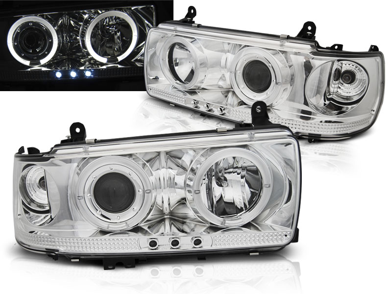 Predné svetlá Toyota Land Cruiser FJ 80 90-97 Chrome