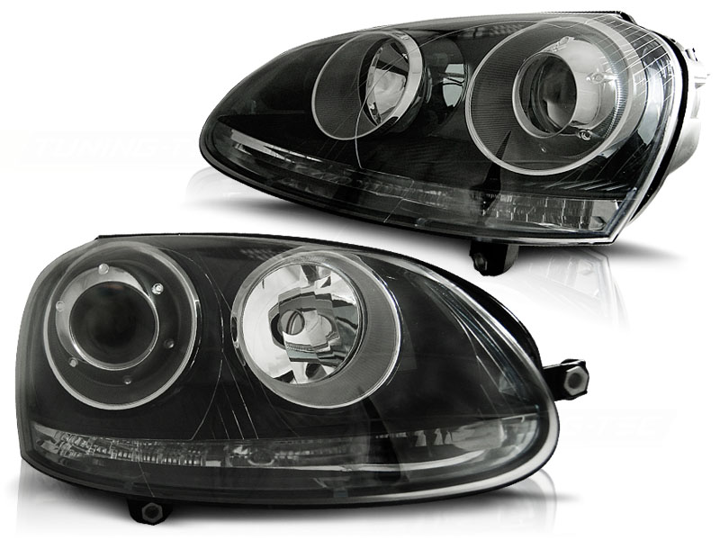 Predné svetlá VW Golf 5 R32 Look Black