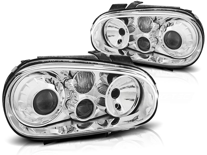 Predné svetlá VW Golf 4 97-03 Chrome
