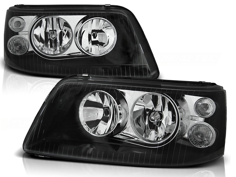 Predné svetlá VW T5 03-09 Black
