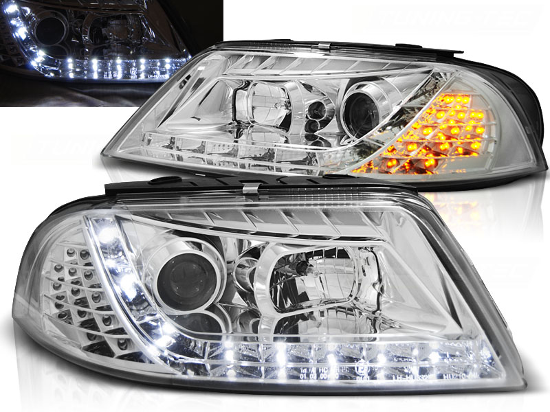 Predné svetlá Passat B5 3BG Devil Eyes Chrome