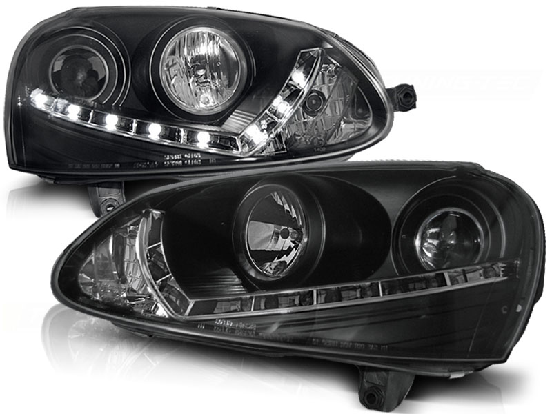 Predné svetlá Golf 5 Xenón Devil Eyes Black
