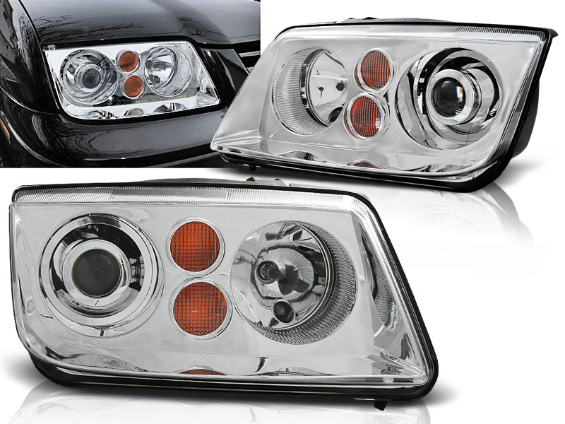 Predné svetlá VW Bora 98-05 Chrome
