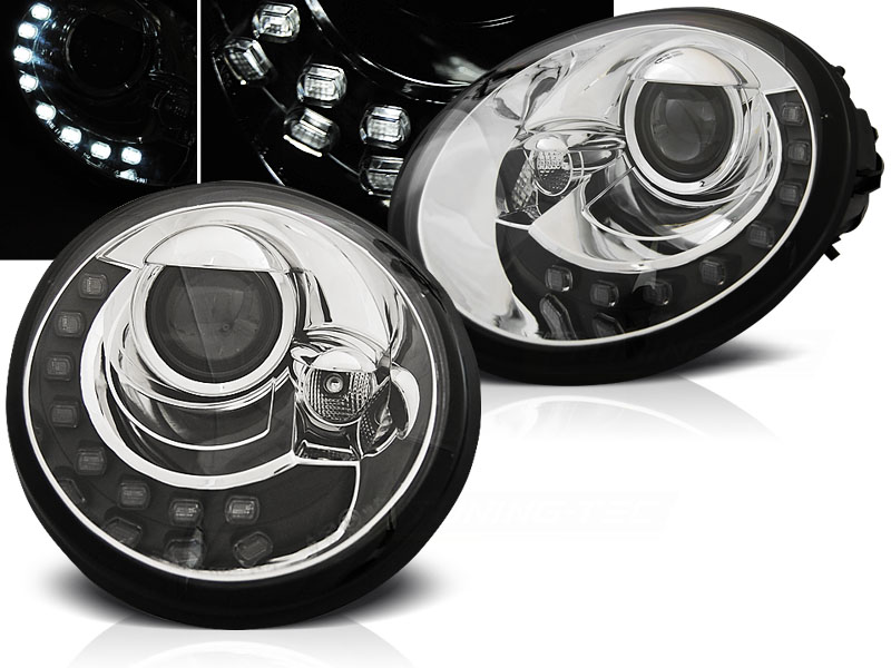Predné svetlá VW New Beetle 98-05 LED Chrome