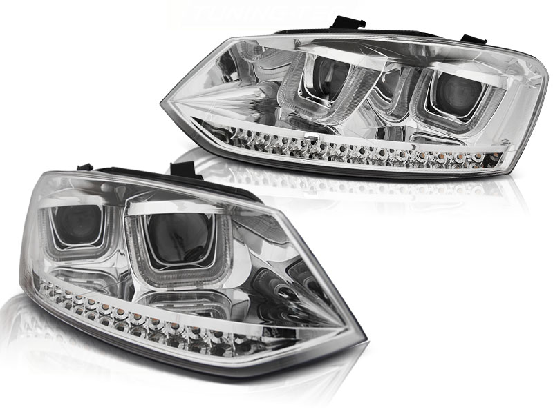 Predné svetlá VW Polo 6R 09-14 U-Type Dynamic Chrome