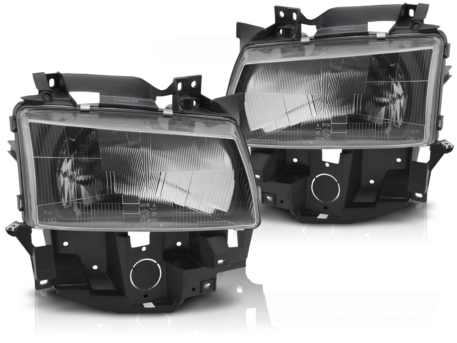 Predné svetlá VW T4 96-03 Black