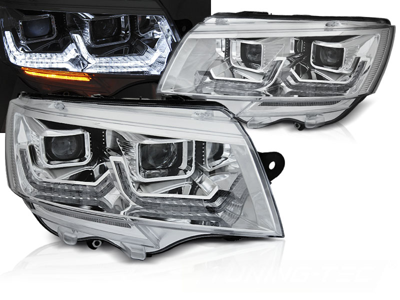 Predné svetlá VW T6.1 LED Dynamic Chrome