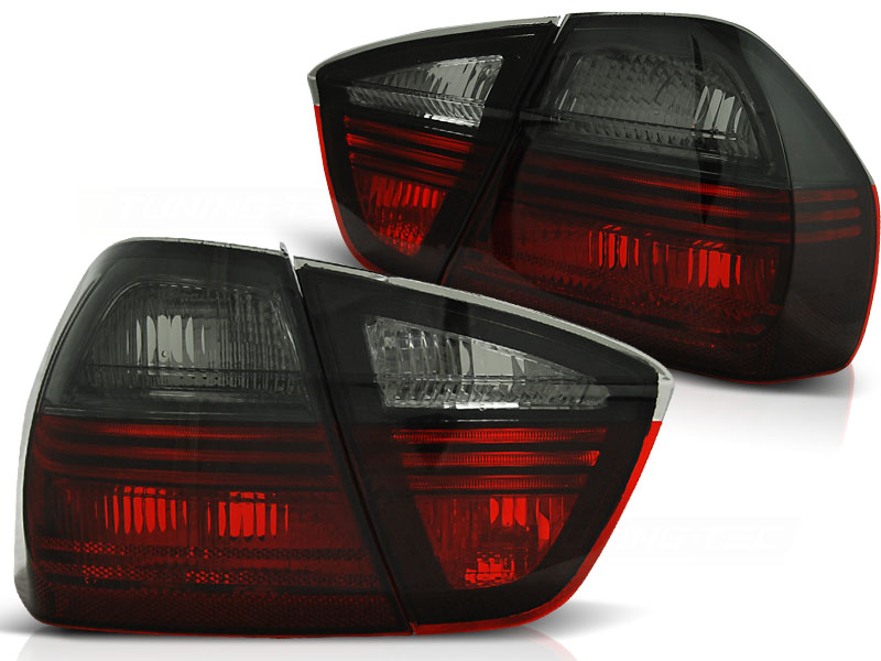 Zadné svetlá BMW E90 Sedan 05-08 Red Smoke