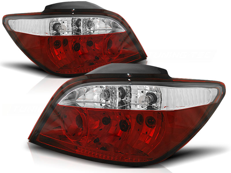 Zadné svetlá Peugeot 307 01-07 Clear Red