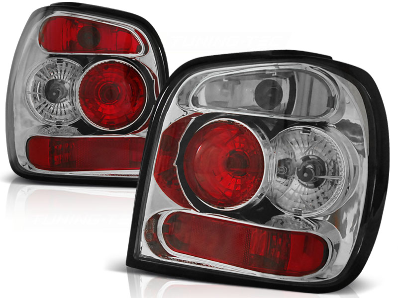 Zadné svetlá VW Polo 6N2 99-01 Chrome