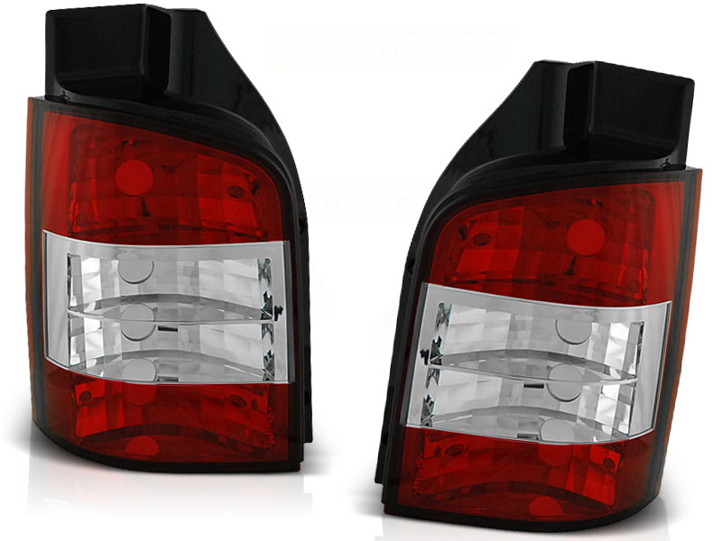 Zadné svetlá VW T5 03-09 Clear Red White