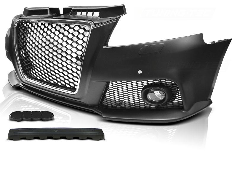 Predný nárazník Audi A3 8P 08-12 Sport PDC Black Chrome
