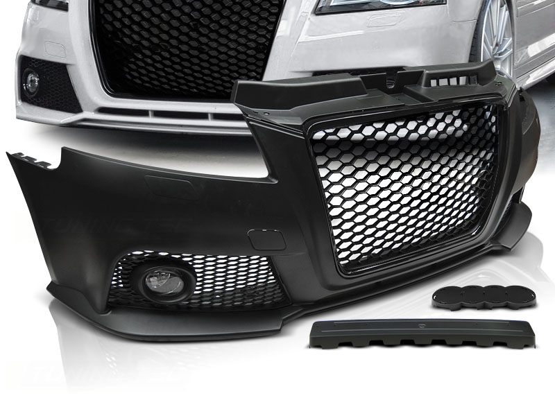 Predný nárazník Audi A3 8P 08-12 Sport Black - 08