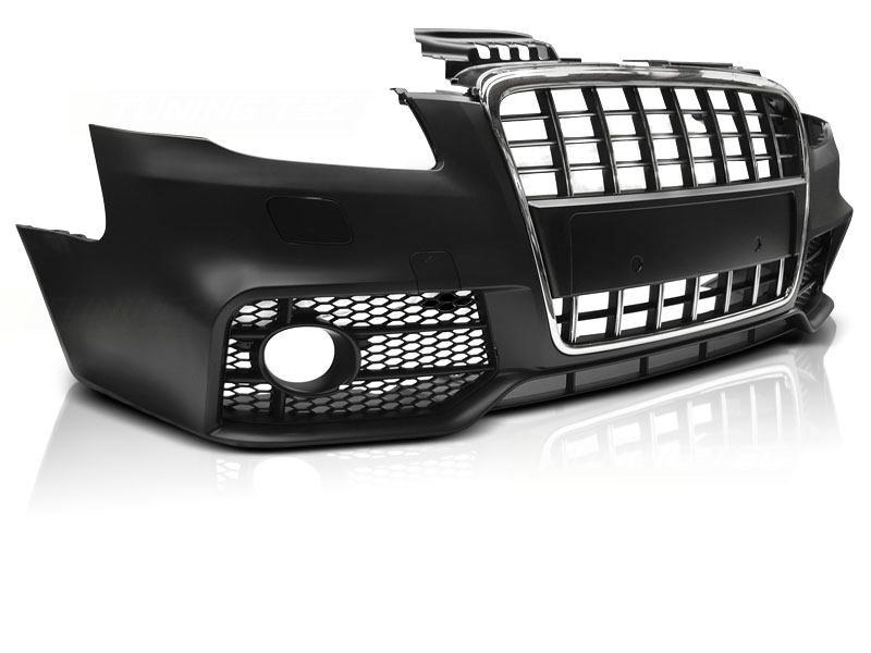 Predný nárazník Audi A4 04-08 ZPAU21 Sport Black Chrome