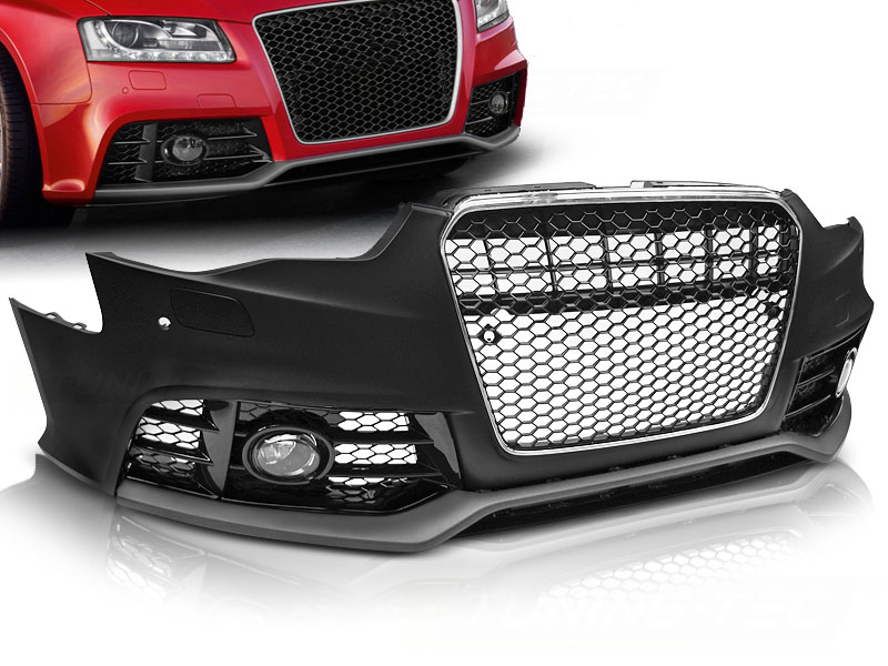 Predný nárazník Audi A5 11-16 Sport PDC Black Chrome