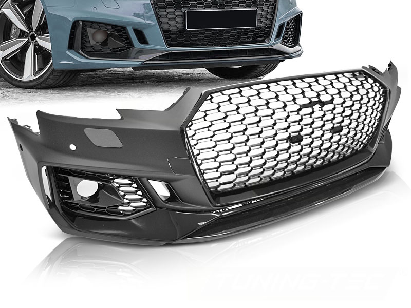 Predný nárazník Audi A4 B9 15-19 Sport PDC Glossy Black