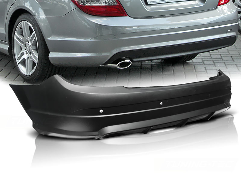 Zadný nárazník Mercedes W204 07-10 Sport PDC