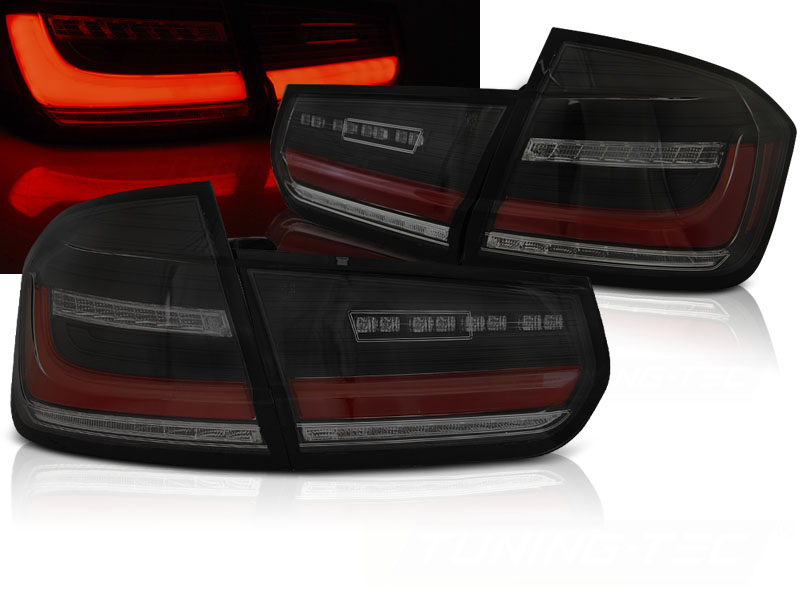 Zadné svetlá BMW F30 11-15 LED BAR Dynamic Black Smoke
