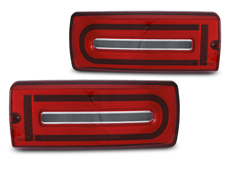 Zadné svetlá Mercedes G W463 90-18 LED BAR Red White