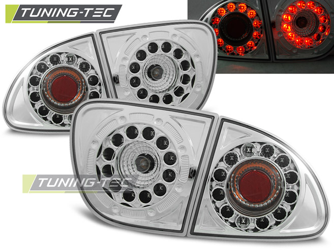 Zadné svetlá Seat Leon 99-04 LED Chrome - 04