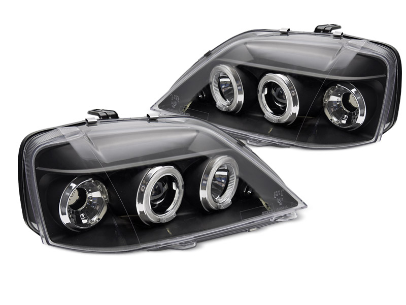 Predné svetlá Dacia Logan 04-08 Angel Eyes Black