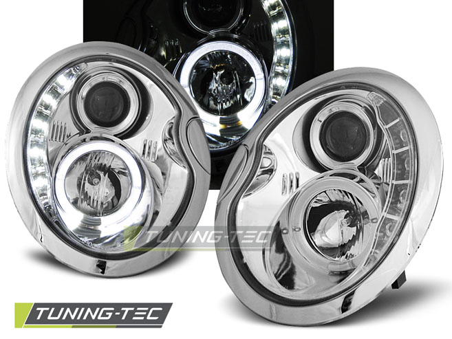 Predné svetlá Mini Cooper 01-06 Devil Eyes Chrome