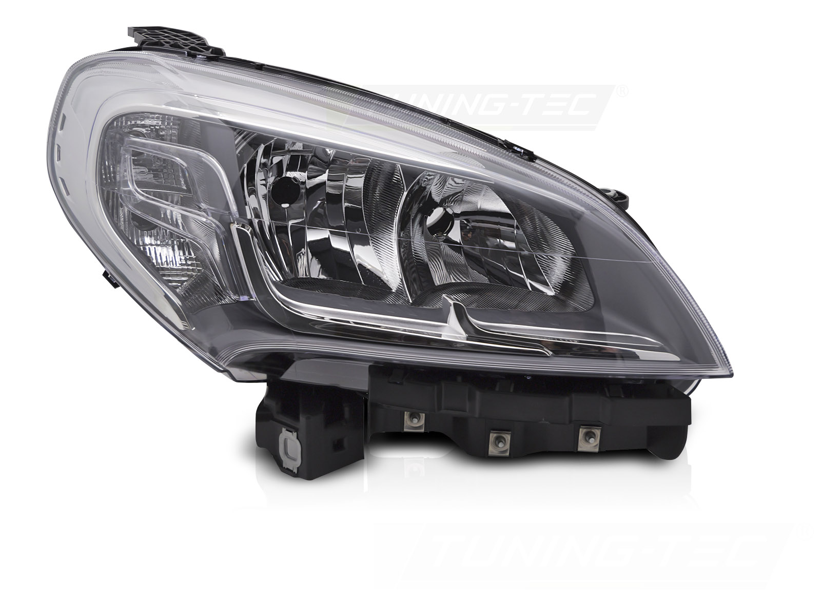 Predné svetlo Fiat Doblo 14-22 pravé Chrome TYC