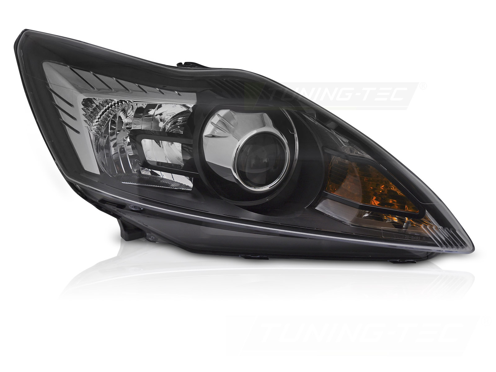 Predné svetlo Ford Focus MK2 08-10 Xenón Black pravé