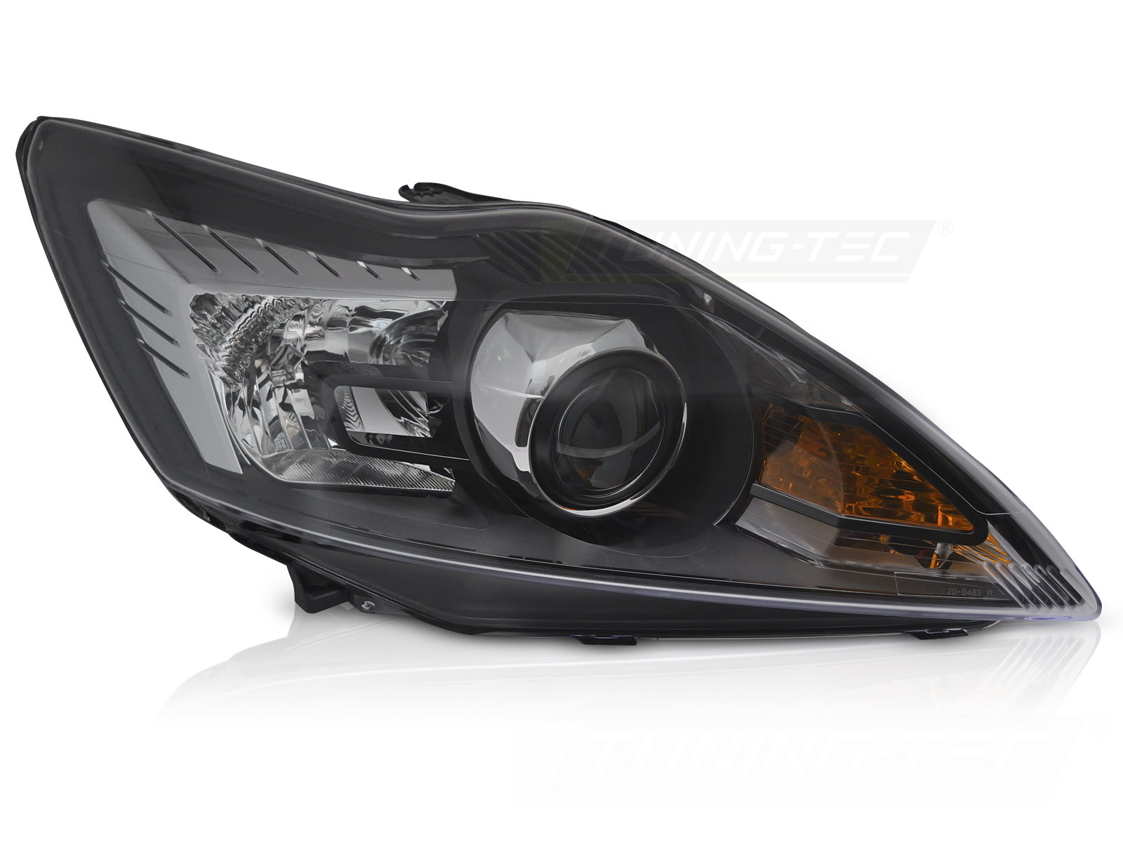 Predné svetlo Ford Focus MK2 08-10 AFS Black pravá strana TYC