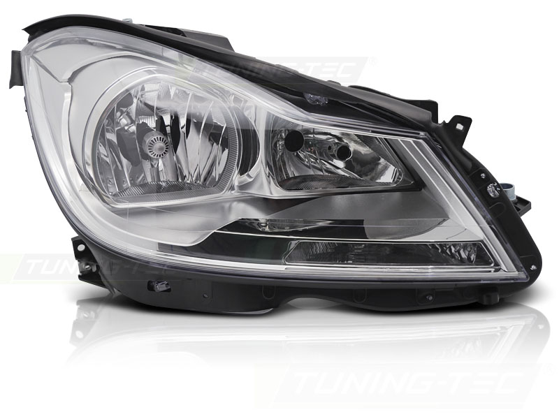 Predné svetlo Mercedes W204 11-14 Chrome pravé TYC