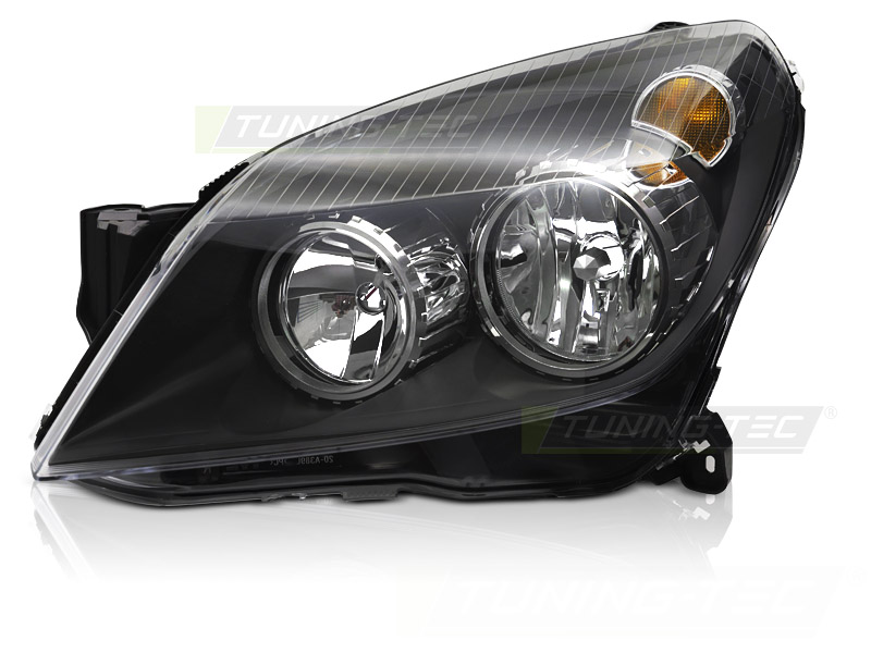 Predné svetlo Opel Astra H 04-10 Black ľavé (TYC)