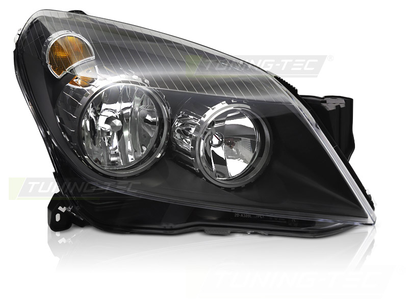 Predné svetlo Opel Astra H 04-10 Black pravé TYC