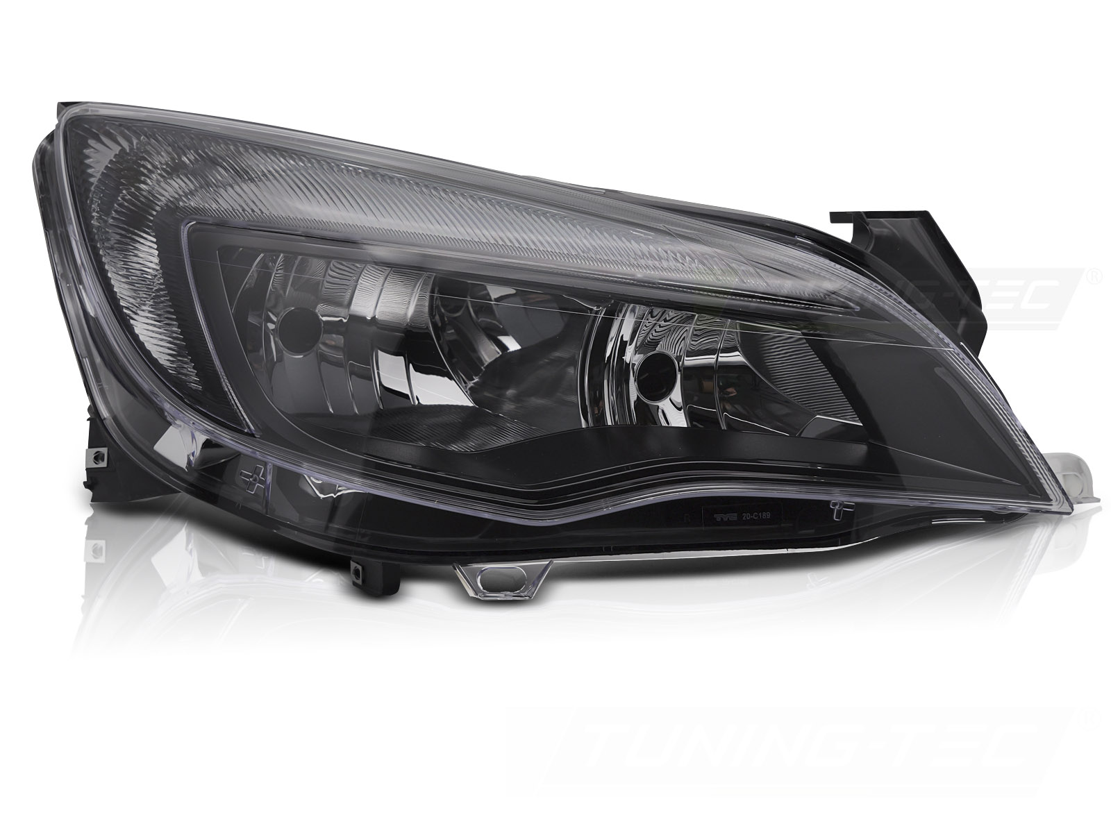 Predné svetlo Opel Astra J 10-15 Black pravé TYC