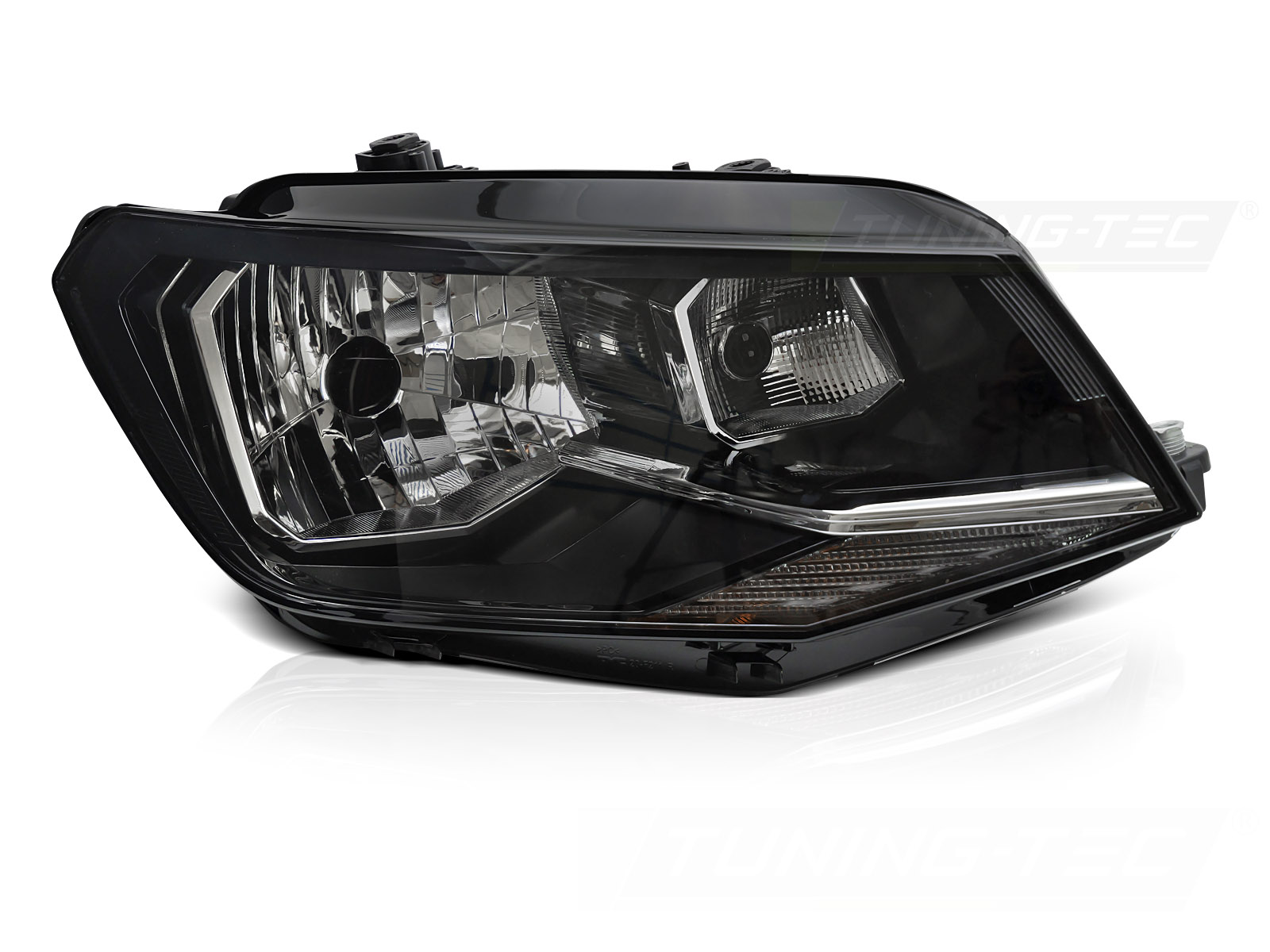 Predné svetlo VW Caddy 15-20 Black pravé H4 TYC