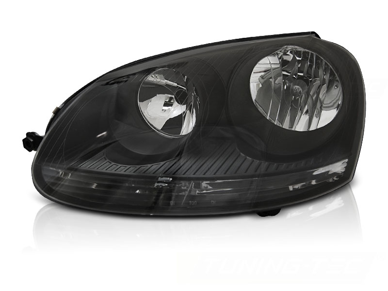 Predné svetlo Black ľavé TYC VW Golf 5 03-09